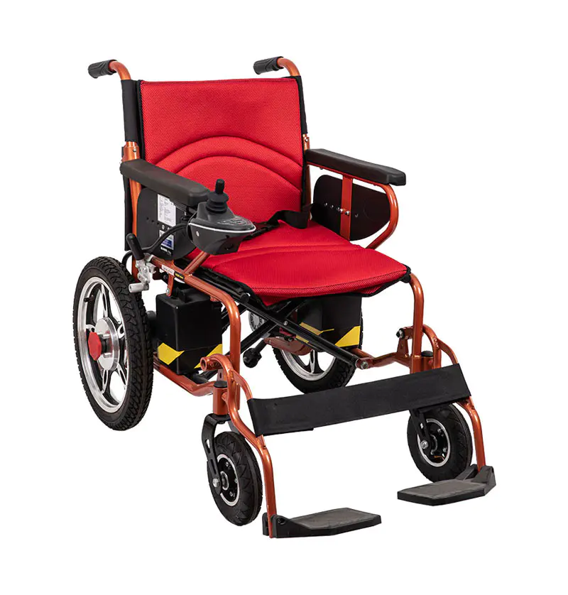 DURABLE FOLDING ELECTRIC WHEELCHAIR