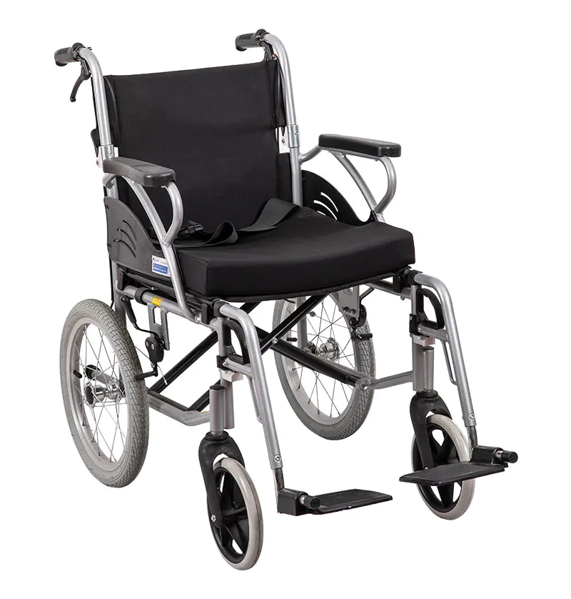 FOLDABLE ALUMINUM 19' WIDTH TRANSPORT CHAIR