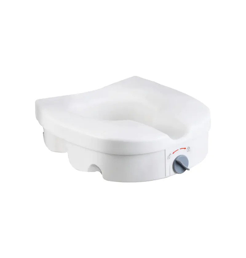 E-Z LOCK ADD 5' HEIGHT RAISED TOILET SEAT W/O HANDLES