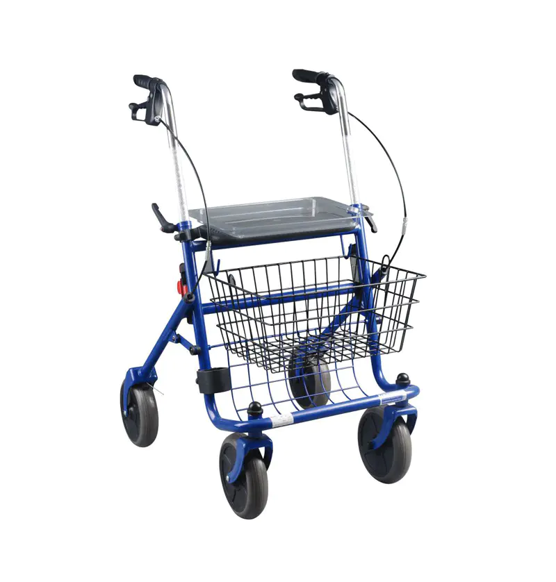 STANDARD STEEL ROLLATOR WITH 8' WHEELS