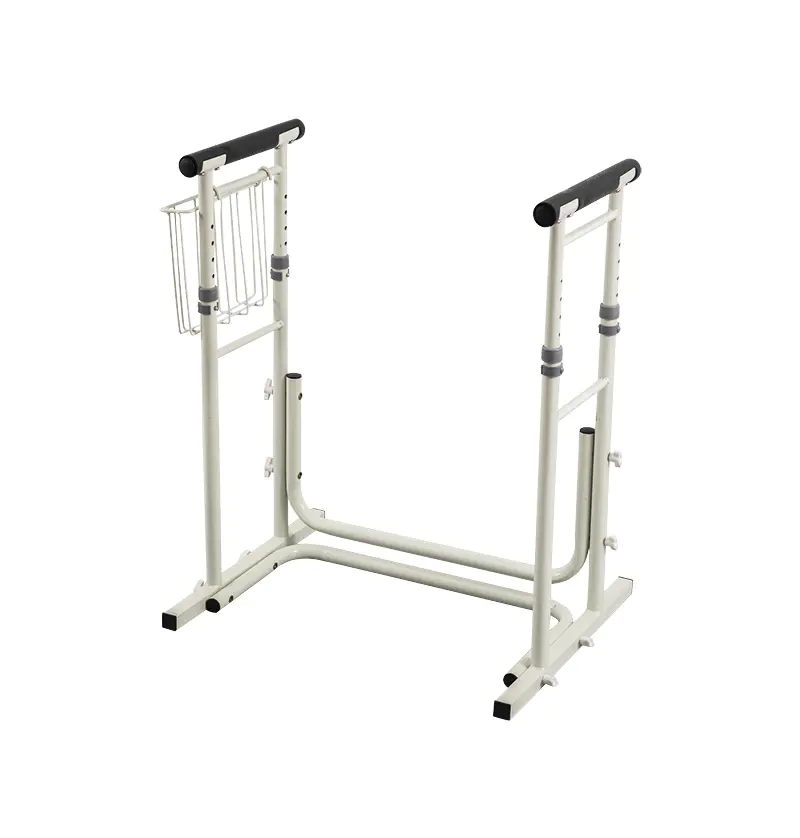 FREESTANDING STEEL TOILET SAFETY RAIL