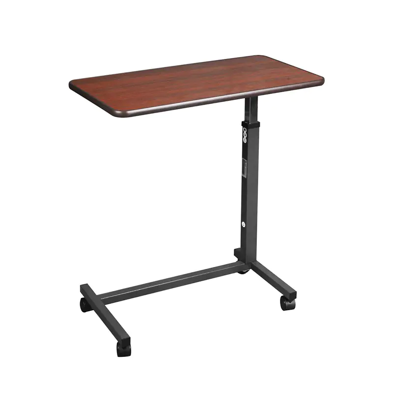 DELUXE ADJUSTABLE NON-TILT OVERBED TABLE
